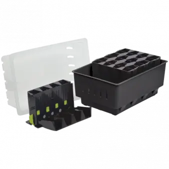 Mini-drivhus Rootmaster - Sort Plast