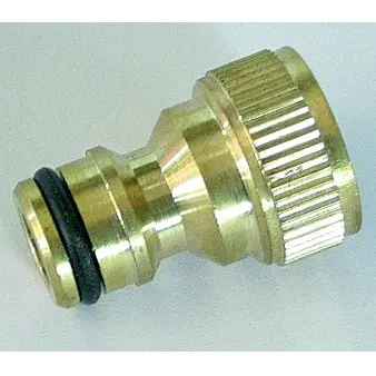 Milvano messing Nippel m/ indv gevind