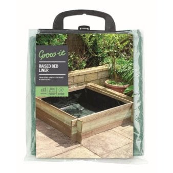 Innerdug til højbed i træ