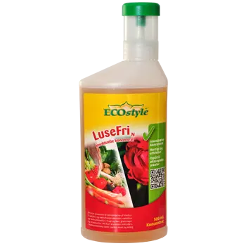 LuseFri Insektsæbe 500 ml koncentrat, LuseFri Insektsæbe 500 ml koncentrat, Mod bladlus, spindemider, trips og andre skadedyr. Hvis problemet i roserne først og fremmest er bladlus, der sidder i tætte kolonier i skudspidserne, kan du også vælge at benytte