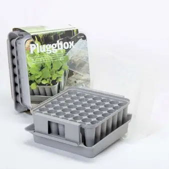 Plugbox med plads til 49 planter