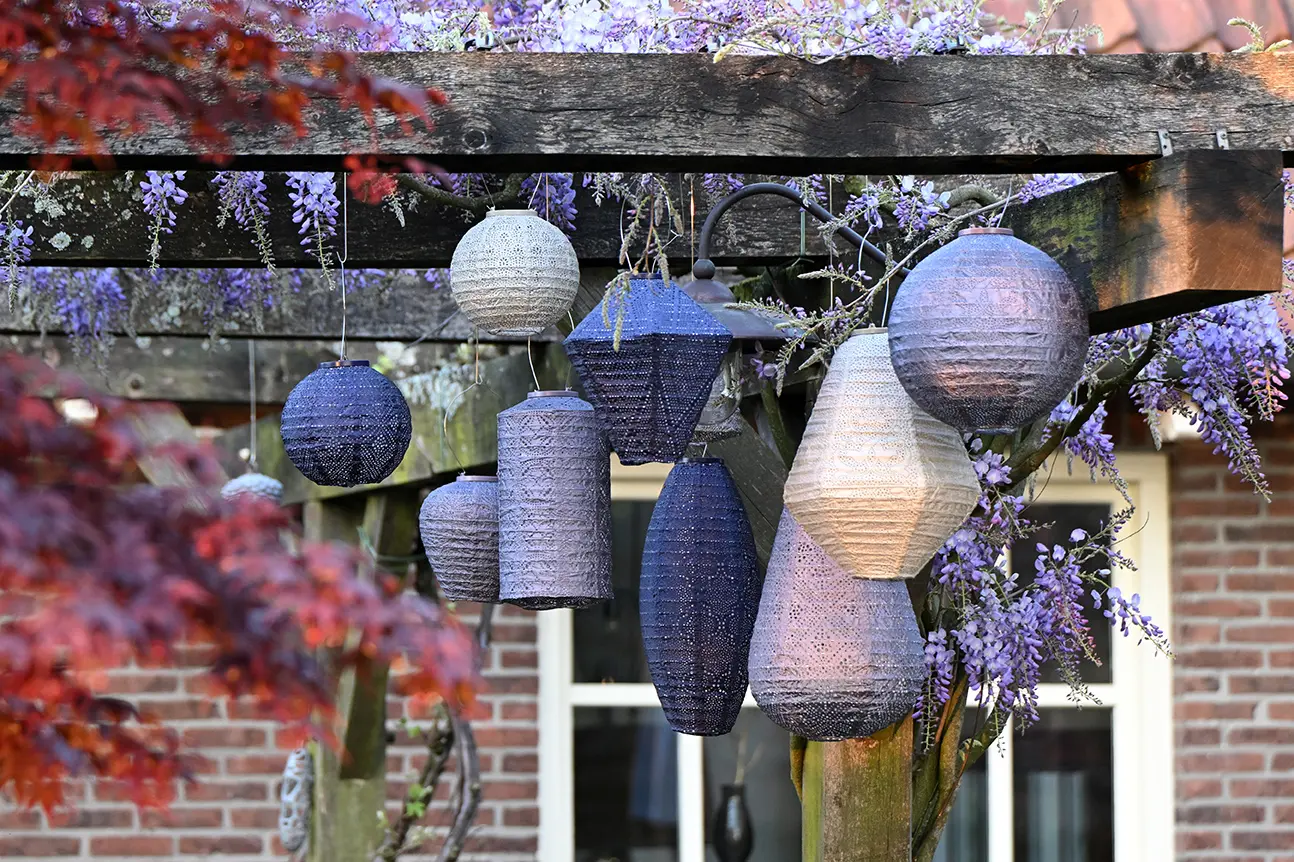 Lumiz Paisley Tulip 20 - Sølvfarvet