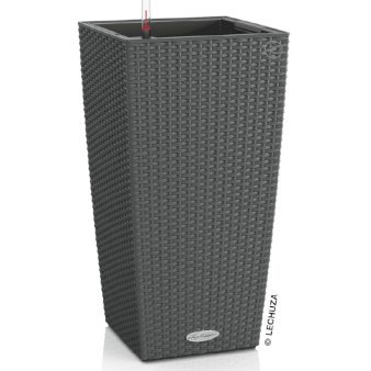 Cubico høj krukke - Granit, Cottage 30