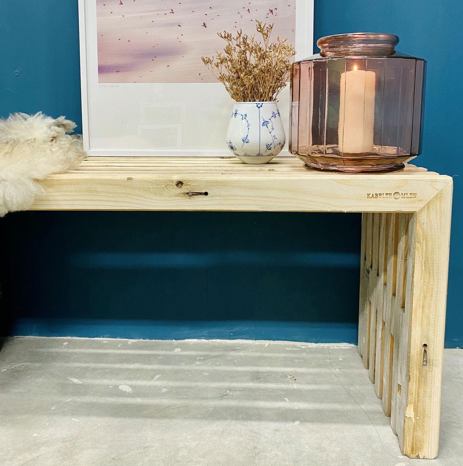 Bænk af brugte traller