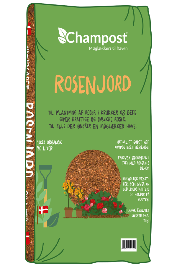 Rosenjord m/ler fra Champost