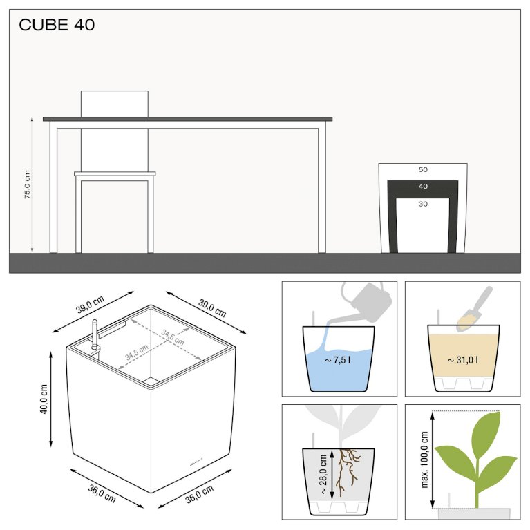 CUBE - Hvid