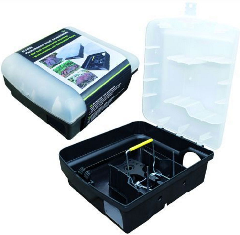 Rottekasse Plast M/ Smækfælde