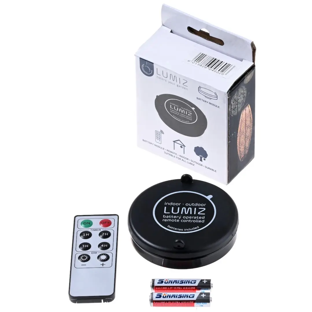 Lumiz batterimodul med fjernbetjening