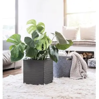 Casa, Cosy cube krukke - Granit - Model 30