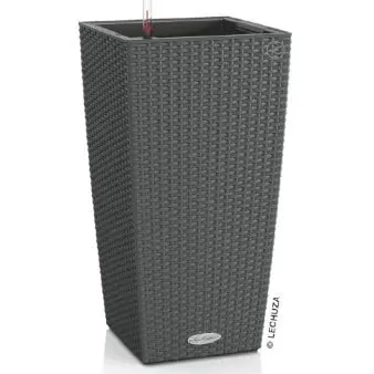 Cubico høj krukke - Granit, Cottage 40