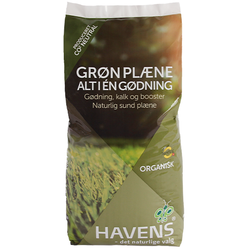 Grøn plæne alt i en